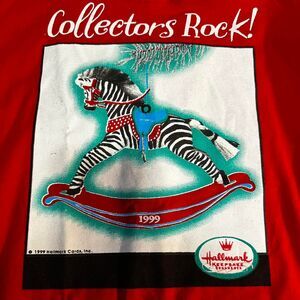 1999 Hallmark Keepsake Ornaments Collectors Rock T-Shirt – Red – Size XL
